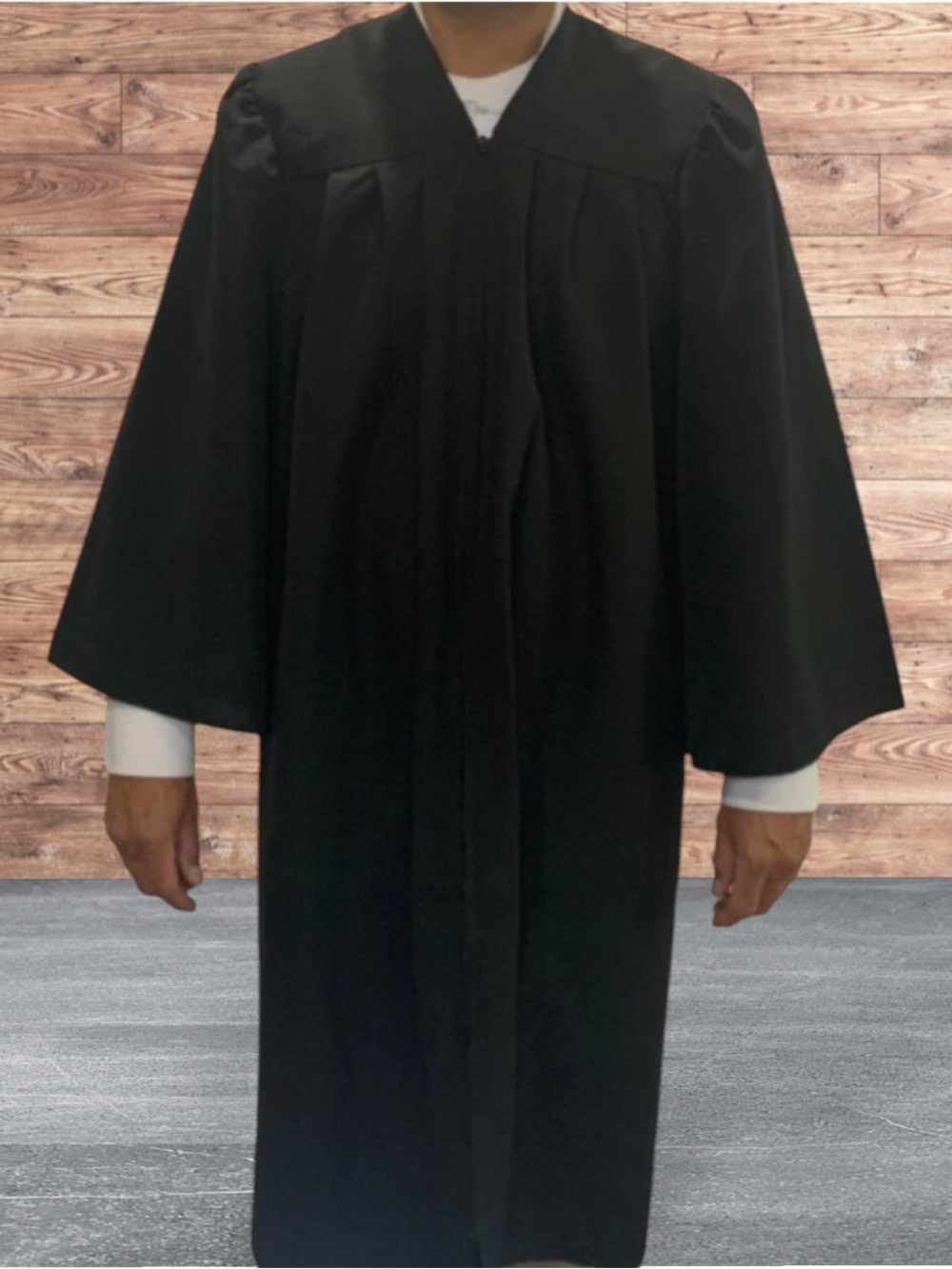 Black Graduation Gown High School, College | Gown Only No Cap